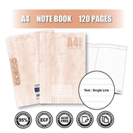 EDU Paper Softcover Notebook A4 Exercise Book Buku Nota Tulis 80gsm