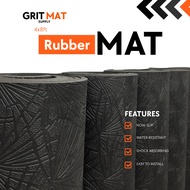 Gym Mat Flooring 4x8ft – Heavy Duty Floor Protection for Treadmill, Home Gym, Exercise Equipment