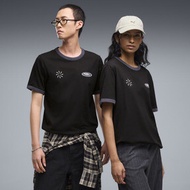 [XL/Black] FUTURE.PUMA.ARCHIVE Ringer T-Shirt Unisex in Black, Size XL, Cotton