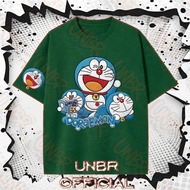 UNBR Men T-Shirt DORAEMON Friends Cartoon Anime Graphic Tee Casual Streetwear Back to School
