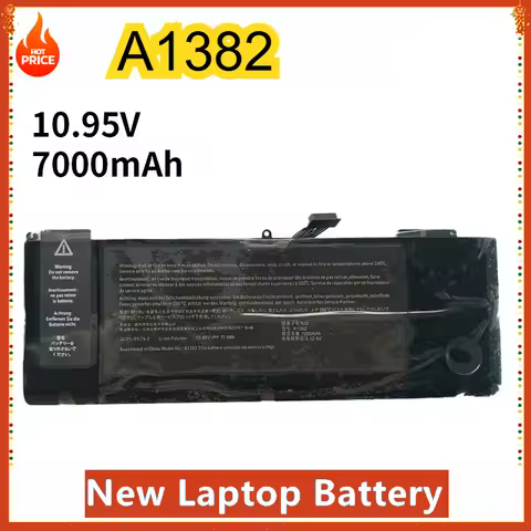 A1382 A1321 Laptop Battery for Apple MacBook Pro 15" A1286 2011 2012 Version MC721 MC723 MC847 MD318