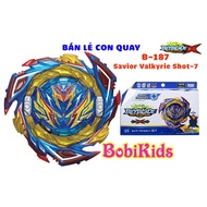 BEYBLADE - (RETAIL) B-187 Savior Valkyrie Shot-7 (No launcher and V Gear ) | Bey DB TAKARA TOMY B187