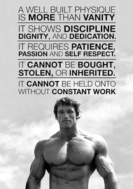 Arnold Schwarzenegger Motivation Gym Poster，xinch，xcm 0728