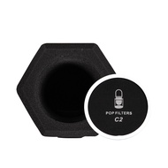Microphone Wind Shield C2 Pop Filter Isolation Ball, Acoustic for Record Studios Mic, Sound-Absorbin