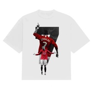 Cr7 T-Shirt NUMBER 7 Football Skin-Friendly Star C. Graphic Ronaldo No. 7 Jersey Short Sleeve Vibran