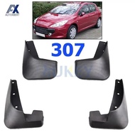 Set Car Mud Flaps For Peugeot 307 4-Door Sedan 3dr&5dr Hatchback Hatch 2001-2011 Mudguard Mudflaps S
