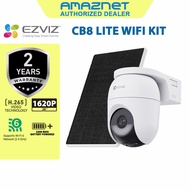 New Ezviz CB8 Lite + Solar Panel 5W Wi-Fi Smart Home Battery Camera 2K+ AI-Powered Detection Securit