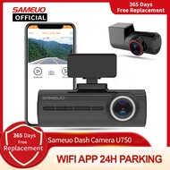 Sameuo car dvr dash cam front and rear 4k video recorders night vision auto dashcam wifi car camera revers Rear view 24H