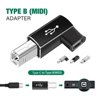 C for HP/Epson/Canon Printer Scanner MIDI Controller Adapter Type C to USB B