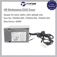 HP Workstation Z230 Tower Power Supply PSU 400W 704427-001 705045-001 (Refurbished)
