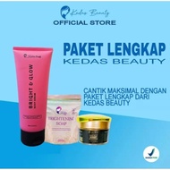 new paket lengkap kedas beauty kemasan baru 3in1 high quality