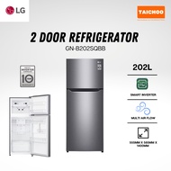 LG 2 Door Top Freezer Refrigerator 202L GN-B202SQBB
