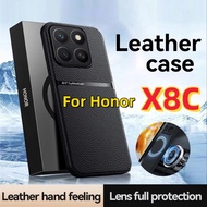 Leather Magnetic Phone Case  For Honor X8C X8B 4G 2025 HonorX8C X8 C B X 8c 8b Shockproof Casing Pro