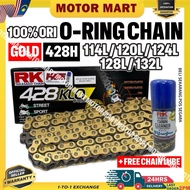 RK TAKASAGO 415 428 ORING CHAIN RANTAI ORING RK RKM 415KLO 428KLO 132L Y15ZR LC135 RS RXZ SRL RFS RA