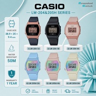CASIO LW-204 & LW-205H SERIES WOMEN'S DIGITAL WATCH JAM TANGAN PERUMPUAN DIGITAL LW-204-1A LW-204-1B