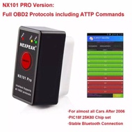 จากไทย  NEXPEAK NX101 PRO ELM327 V1.5 Bluetooth OBD2 with Microchip Pic18F25K80 we