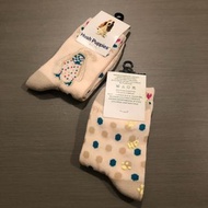 HUSH PUPPIES 女童 6-8歲(粉紅色)/8-10歲(紫色)短筒襪 特價 $15/對 兩對包郵