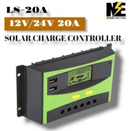SOLAR PANEL CHARGE CONTROLLER 20A 30A 40A 50A 60A 12V/24V PWM BATTERY CHARGE SOLAR
