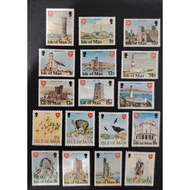 Isle of Man , 1978 Buildings, MINT, COMPLETE SET