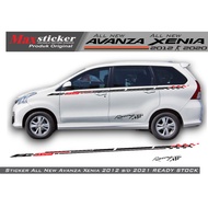 AVANZA XENIA 2012 2020 ACCESSORIES STICKER SIDE BODY STRIPING AVANZA XENIA