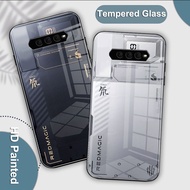 9H Glass Case For Black Shark 4 Cases For Black Shark 4S Pro Hard Tempered Glass Phone Back Cover Fo