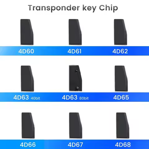 KEYYOU Car Key Transponder Chip 4D60 4D61 4D62 4D63 40Bit 4D63 80Bit 4D65 4D66 4D67 4D68 Blank Chip 