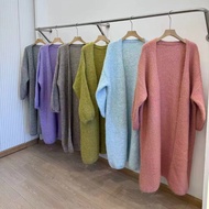 Alpaca Wool Cardigan - Women's Loose Fit Fall Sweater