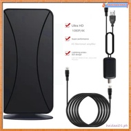 [Q H B W] 4K HD DVB-T2 Digital TV Antenna Indoor And Outdoor TV Antenna 1080P Signal Booster DVB-T2 