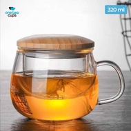 New Glass Mug Heat-resistant Glass Filter Tea Cup Tea Cup Mug Infuser