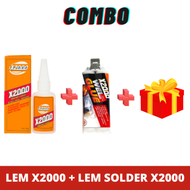 Lem solder serbaguna X2000 lem solder untuk besi baja metal tahan panas super tahan air