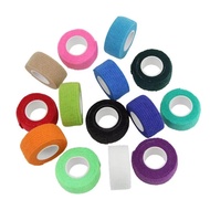 1pc 2.5cm*4.5m 5cm*4.5m Self-Adhesive Tattoo Grip Bandage Elastic Non-woven Wraps Tape Disposable Ta