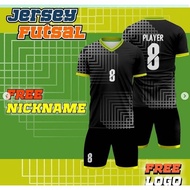 FREE NAMA Baju Jersey Club Team Futsal Sepakbola