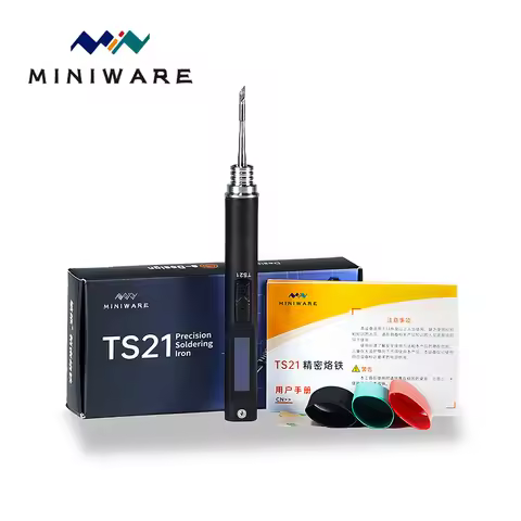 MINIWARE TS21 Smart Soldering Iron Welding Equipment 100W Precision Adjustable Temperature Digital S