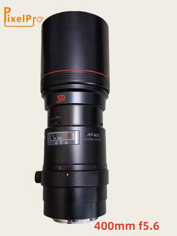 98% New Original For Tokina 400mm F5.6 SD Red Ring Telephoto Lens, Sony Mount, Condition as Shown in