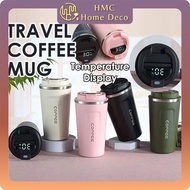 HMC 510ML Temperature Display Stainless Steel Coffee Mug Leak-Proof Thermos Travel Thermal Vacuum Fl