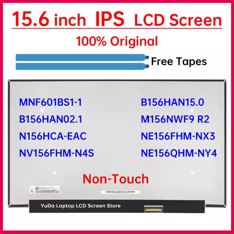 15.6" Laptop LCD Screen For Lenovo LOQ 15APH8 LOQ 15IRH8 Display Matrix Panel Replacement FHD 1920x1