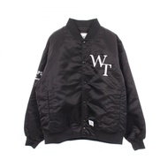 [Used] WTAPS Team Jacket, padded blouson, black nylon jacket, men's, Used A