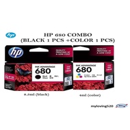 [Original] HP 680 Ink Cartridge (Combo Pack : Black +Color)