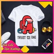 Among us shirt Super hot white Among Us printed T-shirt