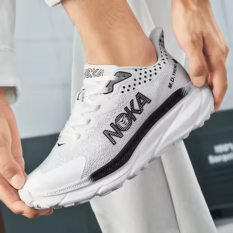 Hoka Running Shoes New Lightweight Mesh Thick-Soled Men's Shoes Sports Shoes Fashion Casual Running 