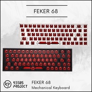 FEKER 68 68 Wireless Trimode RGB 68 Keys 65% Layout Mechanical Keyboard