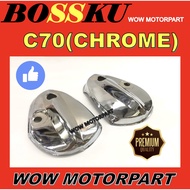 C70 FORK ARM COVER CAP CHROME C70 FRONT FORK ARM COVER CHROME C70 FRONT FORK CAP CP C70 CHROME CP KR