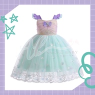 Angel Baby Kids Princess Ariel Mermaid Dress Costume Cosplay Dress