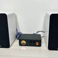 JAMO/尊寶C705時尚白色HIFI無源音箱書架箱音響+Fosi Audio MC351功放