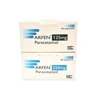 (EXP: 01/29) ARFEN 250MG SUPP ( PARACETAMOL) BOX