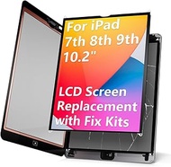 LHM for iPad 7th 8th 9th Gen 10.2" LCD Screen Replacement Display Digitizer Assembly (Model: A2197 A