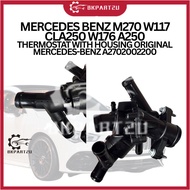 MERCEDES BENZ M270 W117 CLA250 W176 A250 THERMOSTAT WITH HOUSING ORIGINAL MERCEDES-BENZ A2702002200
