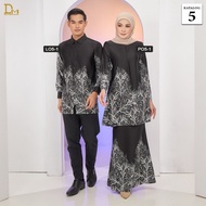 Desa Murni Batik - Baju Sedondon Kurung Batik Alana & Kemeja Batik DM 8.0 (Satin Valentino) - Katalo