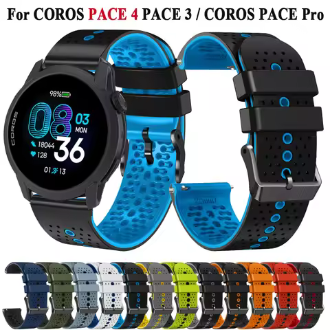 Replacement 22mm Silicone Strap For COROS Apex 4 42mm/APEX 2 Pro/APEX 46mm Watch Band For COROS PACE