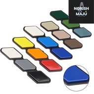 MTBSdailyTools Tri-color 3 Grille Badge emblem For Toyota 4Runner Rav4 Highlande